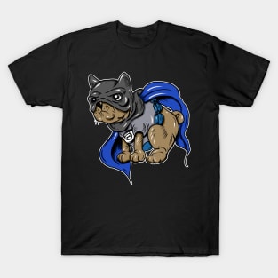 Superhero Pug French Bulldog T-Shirt